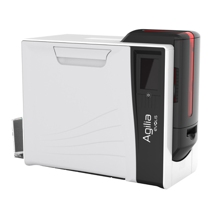 Impresora Evolis Agilia de retransferencia duplex con puerto usb ethernet incluye software ID ALL