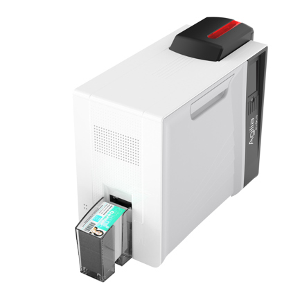 Impresora Evolis Agilia de retransferencia duplex con puerto usb ethernet incluye software ID ALL 2