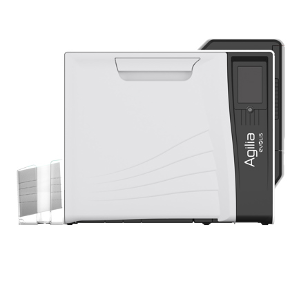 Impresora Evolis Agilia de retransferencia duplex con puerto usb ethernet incluye software ID ALL 3