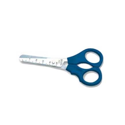 Tijera pilot escolar 5" acero inox. mango plastico