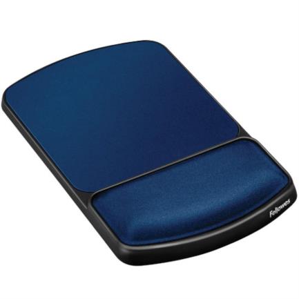 Mouse pad fellowes gel c/descansa muñecas color zafiro