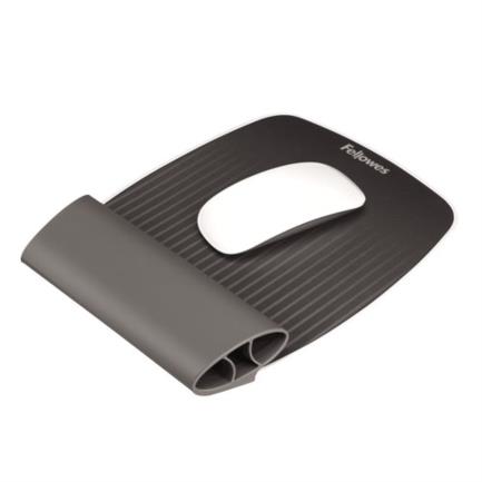 Mouse pad fellowes i-spire con descansa muñecas color gris