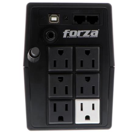 UPS Forza SL-801UL Interactivo Inteligente 800VA/480W 6 Salidas LCD Táctil Torre 120V Negro 3