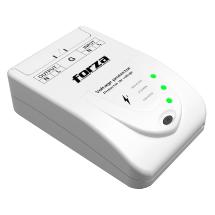 Protector de Voltaje Zion Forza FVP-6630W 30A 6600W 220V 880J 48K BTU Timer WH