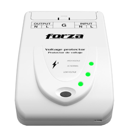 Protector de Voltaje Zion Forza FVP-6630W 30A 6600W 220V 880J 48K BTU Timer WH 2