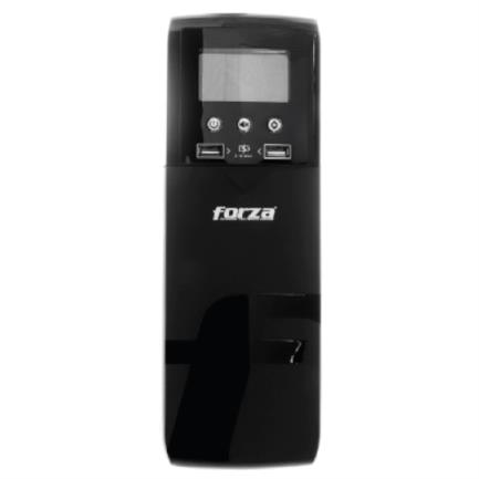 UPS Forza XG-1501LCD Onda Sinusoidal con APFC 1500VA/900W 10 Salidas USB LCD 120V Negro