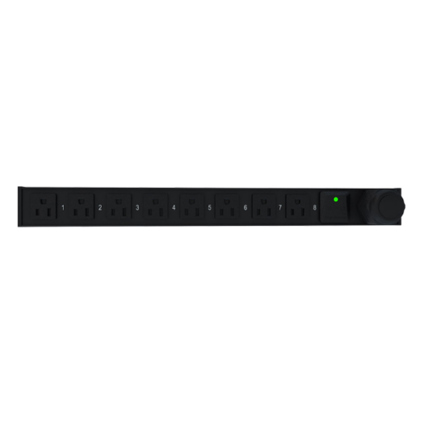 Forza FPD-1411M1U Metered PDU 120V 5-15P 1PH 14-Out 5-15R 1U