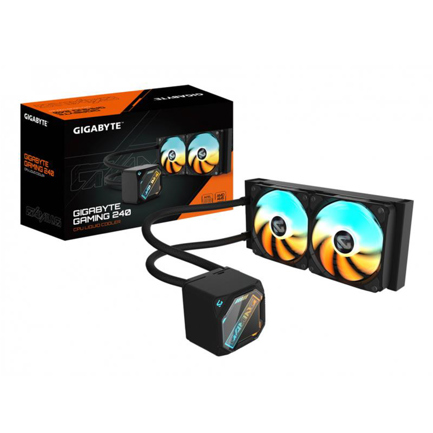 Enfriamiento Líquido Gigabyte GAMING 240 ICE 240mm 1851 1150 1700 AM4 AM5 Negro 2