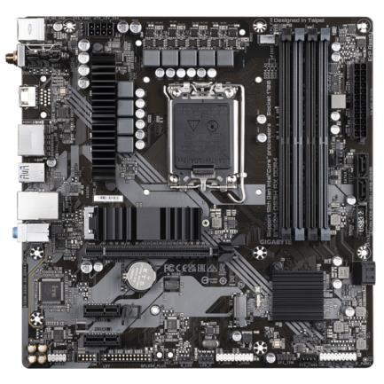 Tarjeta Madre Gigabyte B760M DS3H AX 4xDDR4 128GB 5333Mhz M.2 PCIe 4.0 HDMI DP S 1700 12th 13th 14th Gen mATX WiFi 6E BT