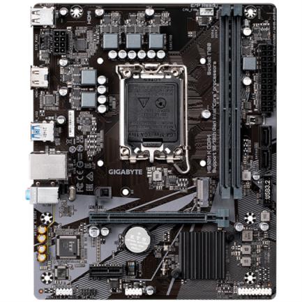 Tarjeta Madre Gigabyte H610M K 2xDDR4 64GB 3200Mhz PCIe 4.0 M.2 1xHDMI S 1700 12th 13th Gen mATX