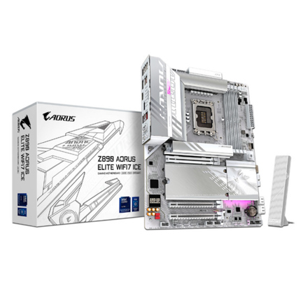 Motherboard Gigabyte (Z890 A ELITE WF7 ICE) SOCKET 1851 4 DDR5 8800MHZ DP ATX WIFI7/BT 4