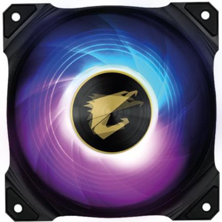 Ventilador para Gabinete Gigabyte Aorus 120 ARGB FAN 120mm 800-1700RPM Negro