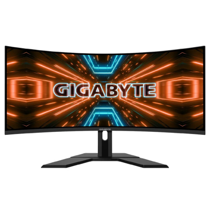 Monitor Curvo Gigabyte G34WQC A 34" VA WQHD 3440x1440 HDMI DP 1ms MPRT 144Hz HDR400 Speaker 2Wx2 FreeSync Color Negro