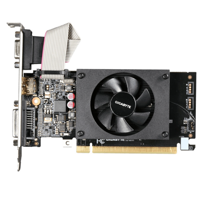 Tarjeta de Video Gigabyte NVIDIA GV-N710D3-2GL REV 2.0 2GB 64-bit GDDR3 PCI Express 2.0