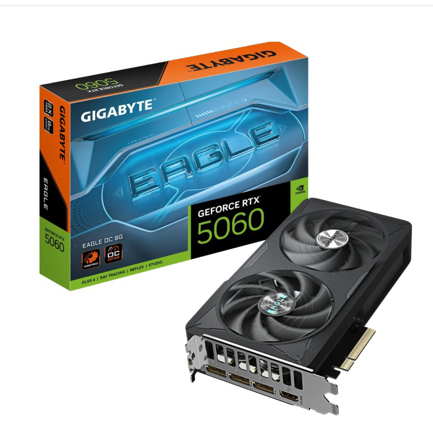 Tarjeta de Video Gigabyte GeForce RTX 5060 EAGLE OC 8GB GDDR7 128bit PCI-E 5.0 3