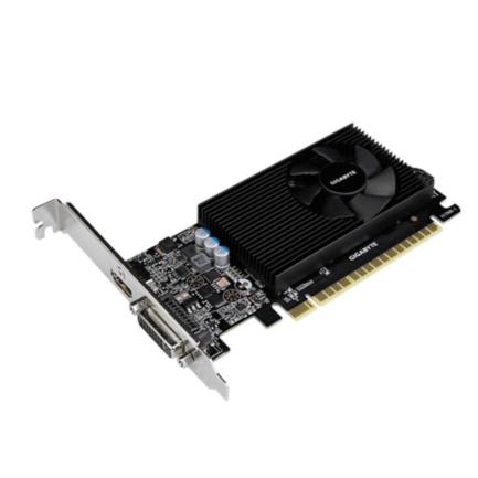 Tarjeta de Video Gigabyte GeForce GT730 2GB Low Profile Single Fan GDDR5 PCIe 2.0 1xHDMI 1xDVI-I