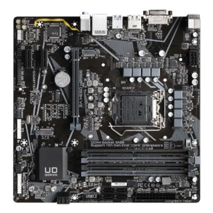 Tarjeta Madre Gigabyte Intel B560 S-1200 10ma-11va Generación 4xDDR4 3200 128GB M.2 SATA-PCIe HDMI/DP/DVI/USB Micro ATX