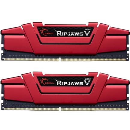 Memoria ram g.skill ripjaws v 16gb (2x8gb) 3600mhz dimm cl19 color rojo