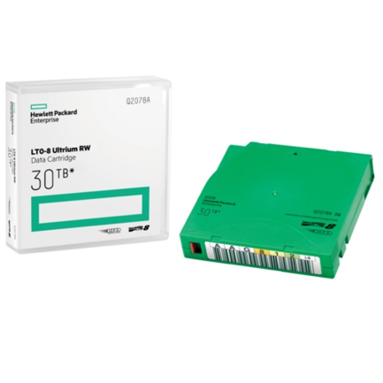 Cartucho Datos HPE LTO-8 Ultrium 30 TB RW
