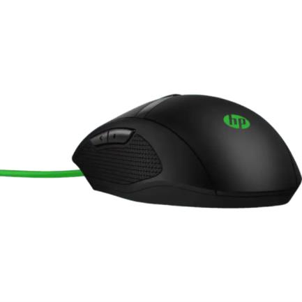 Mouse HP 300 Pavilion Gaming 5000 dpi Color Negro-Verde 2