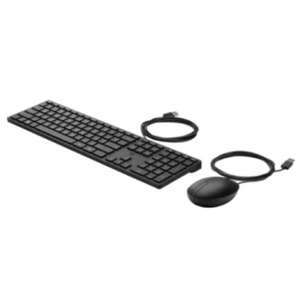 Kit Teclado y Mouse HP 320MK USB 120-240V Color Negro