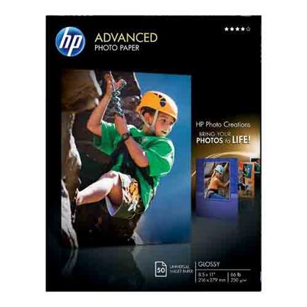 PAPEL HP PHOTO ADVANCE GLOSSY CARTA 50HJ Q7853A - Código: Q7853A | Compra en Guadalajara