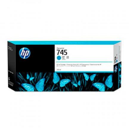 Tinta HP LF 745 DesignJet Cyan 300ML