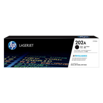 Tóner hp original laserjet hp 202a color negro