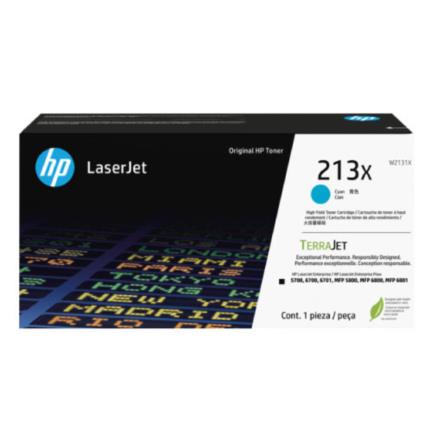 Tóner HP 213X Original LaserJet Color Cian W2131X - Código: W2131X | Compra en Guadalajara