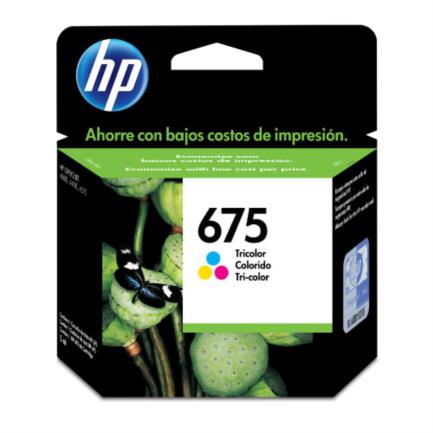 Tinta hp 675 color officejet 4000/4400