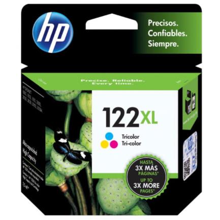 Tinta hp 122xl tricolor deskjet 1000/2000/2050/3050