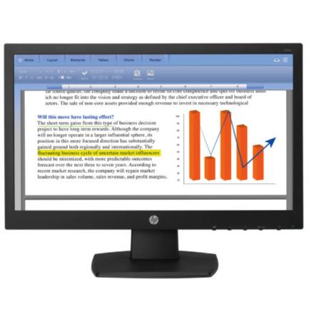 Monitor hp led v194 hd 18.5" resolución 1366x768 panel tn