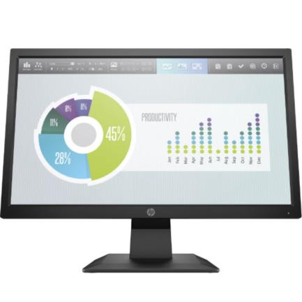 Monitor HP (D90) 19.5" Led P204v HD+ Resolución 1600x900 Panel TN