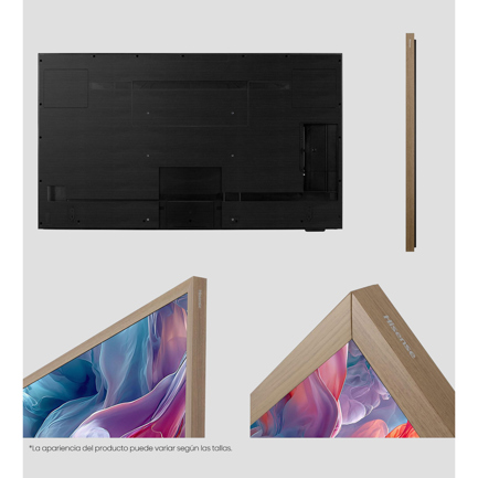 Televisor Hisense QLED 4K CanvasTVT S7SG 55 pulgadas Android TV con AI Smooth Motion 2