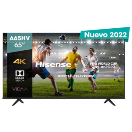 Televisor hisense a65hv 65" smart tv vidaa uhd 4k resolución 3840x2160 wi-fi