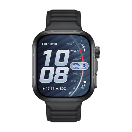 Smart Watch Huawei Fit 5 Pro Black Fluoroelastomer Strap