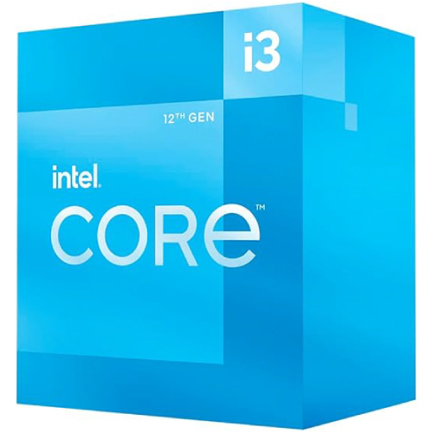 Procesador Intel Core i3 12100 3.3GHz 12MB 60W S 1700 Quad Core 12th Gen con Gráficos con Disipador BX8071512100