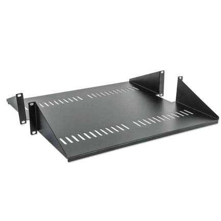 Charola Rack Intellinet 19 doble lado 2U 45cm Vent 25kg