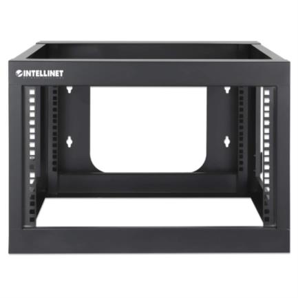 Rack Intellinet Abierto 19" para Montaje en Pared 4 Postes 6U Ensamblado Color Negro
