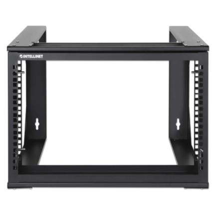Rack Intellinet Abierto 19" para Montaje en Pared 2 Postes 6U Flat-pack Color Negro
