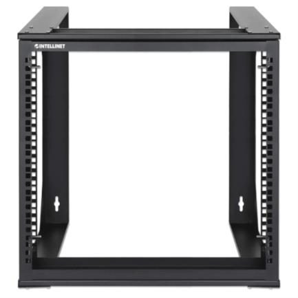Rack Intellinet Abierto 19" para Montaje en Pared 2 Postes 9U Plat-pack Color Negro