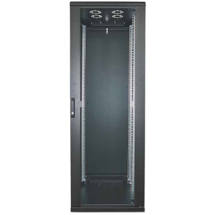 GABINETE INTELLINET 19" RACK CERRADO 42U PUERTA CRISTAL FLATPACK COLOR NEGRO