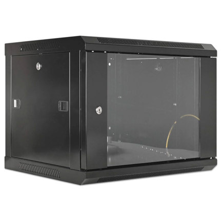Gabinete Intellinet 19 Mural Ensamblado  6U 600x450 2