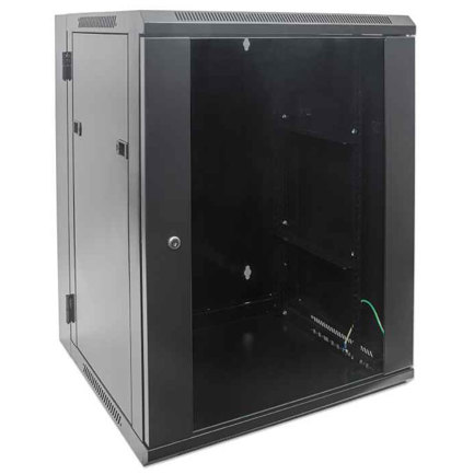 Gabinete Intellinet 19 Abatible 15U 550mm prof  Ensamblado