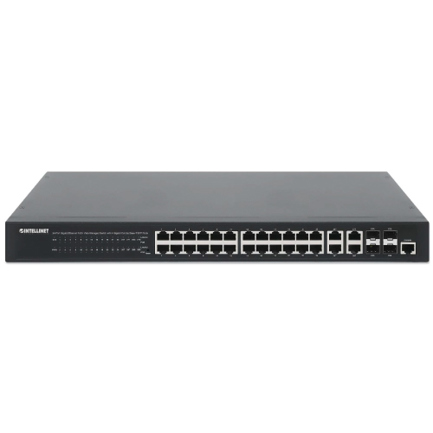 Switch Intellinet Administrable 24 puertos PoE con 4