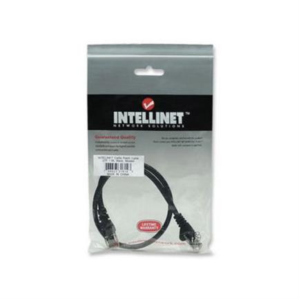 Cable Red Intellinet CAT5e UTP 0.45m Color Negro