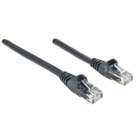 Cable De Red Intellinet CAT6 0.5 M Gris - Con Protectores De Tensión Y Conectores Dorados