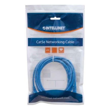 Cable Intellinet Red Cat6 UTP RJ45 M-M 5m Color Azul 2