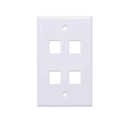 Tapa Intellinet para Caja 4 Perforaciones Color Blanco