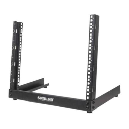 Rack Intellinet Abierto 19" 8U para Escritorio Flatpack Color Negro
